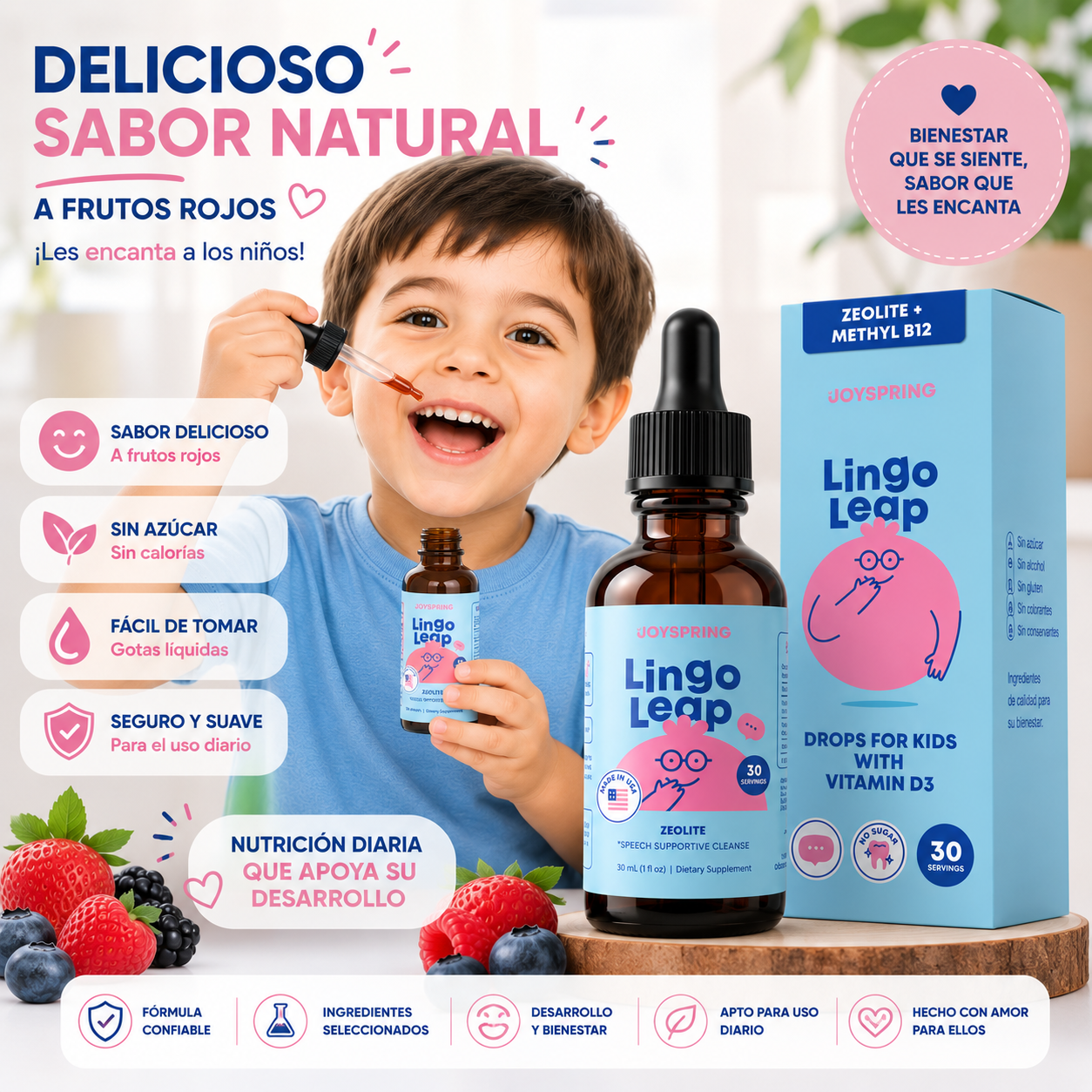 LINGO LEAP KIDS 30 DÍAS – APOYO NUTRICIONAL DIARIO PARA NIÑOS 🧠✨