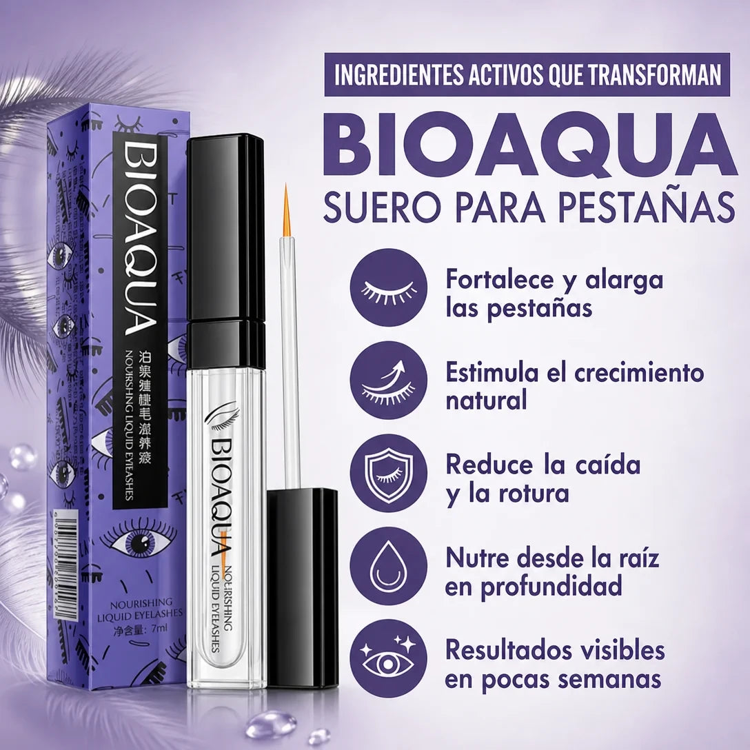 Suero Bioaqua - Creciemiento de pestañas