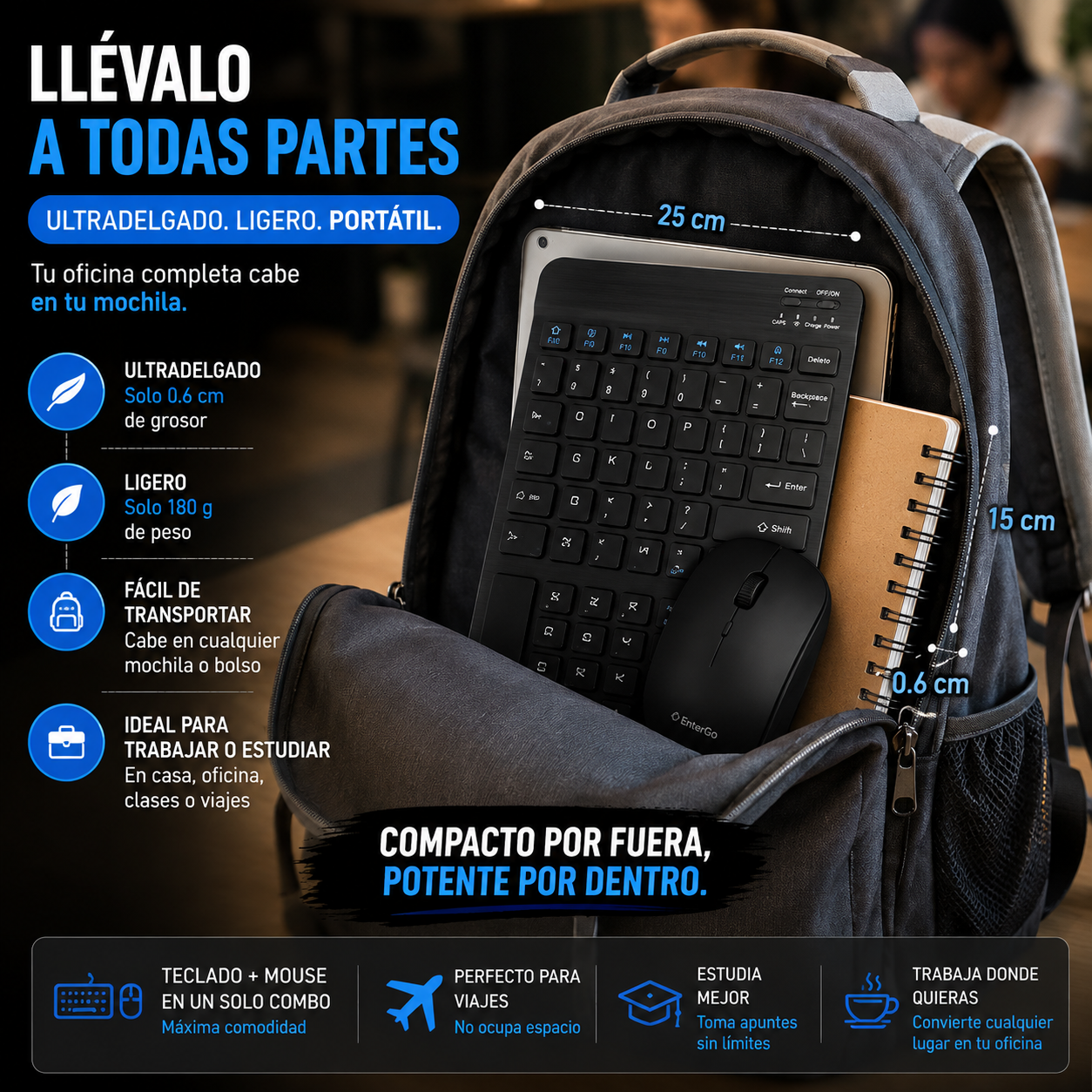 COMBO MINI TECLADO + MOUSE BLUETOOTH PRO – ¡TRABAJA DONDE QUIERAS! ⌨️🖱️⚡ OFERTA ESPECIAL