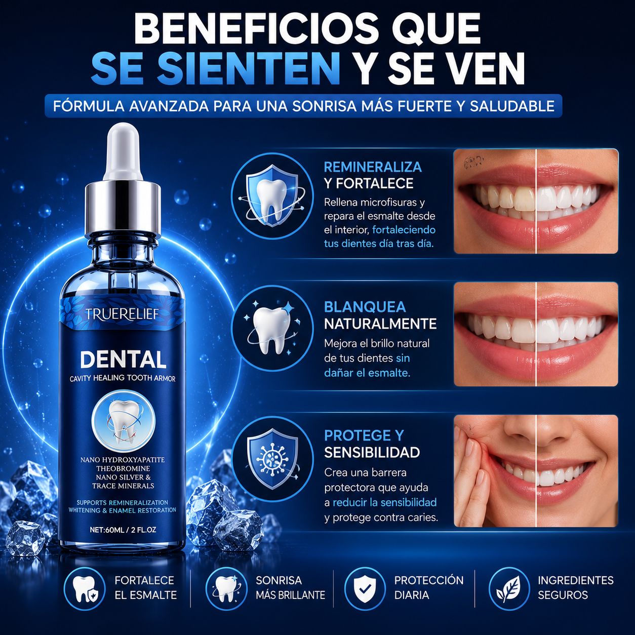 REPARADOR MINERAL DE ESMALTE + CONFORT PARA DIENTES SENSIBLES 🦷✨ — OFERTA ESPECIAL
