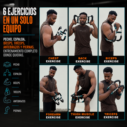 EJERCITADOR PECTORAL POWER TWISTER PRO 💪🔥 PECHO, HOMBROS Y BRAZOS EN CASA — ENVÍO GRATIS ⚡
