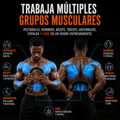 EJERCITADOR PECTORAL POWER TWISTER PRO 💪🔥 PECHO, HOMBROS Y BRAZOS EN CASA — ENVÍO GRATIS ⚡
