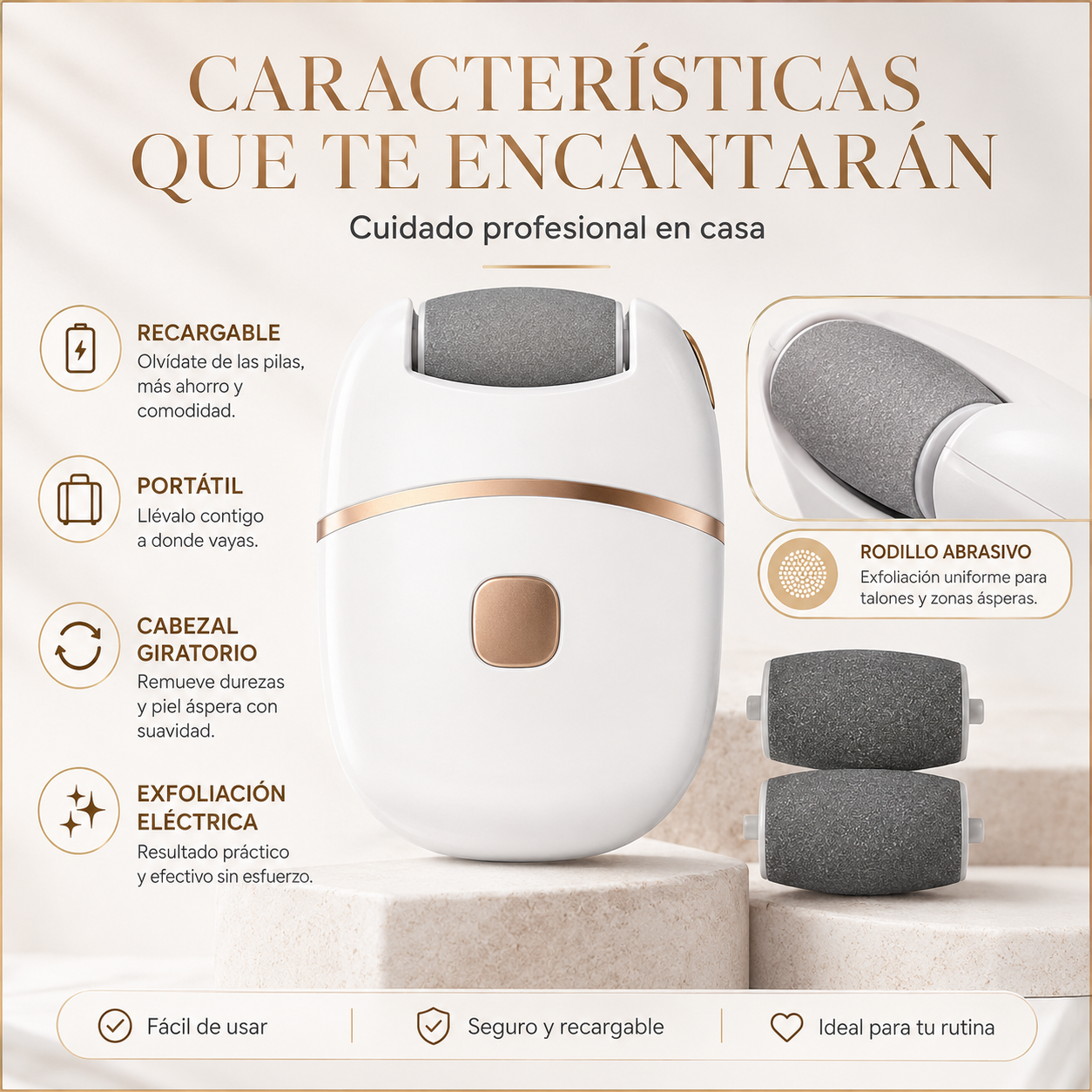 FOOTGLOW™ EXFOLIANTE RECARGABLE — TALONES MÁS SUAVES EN CASA ✨⚡ OFERTA ESPECIAL