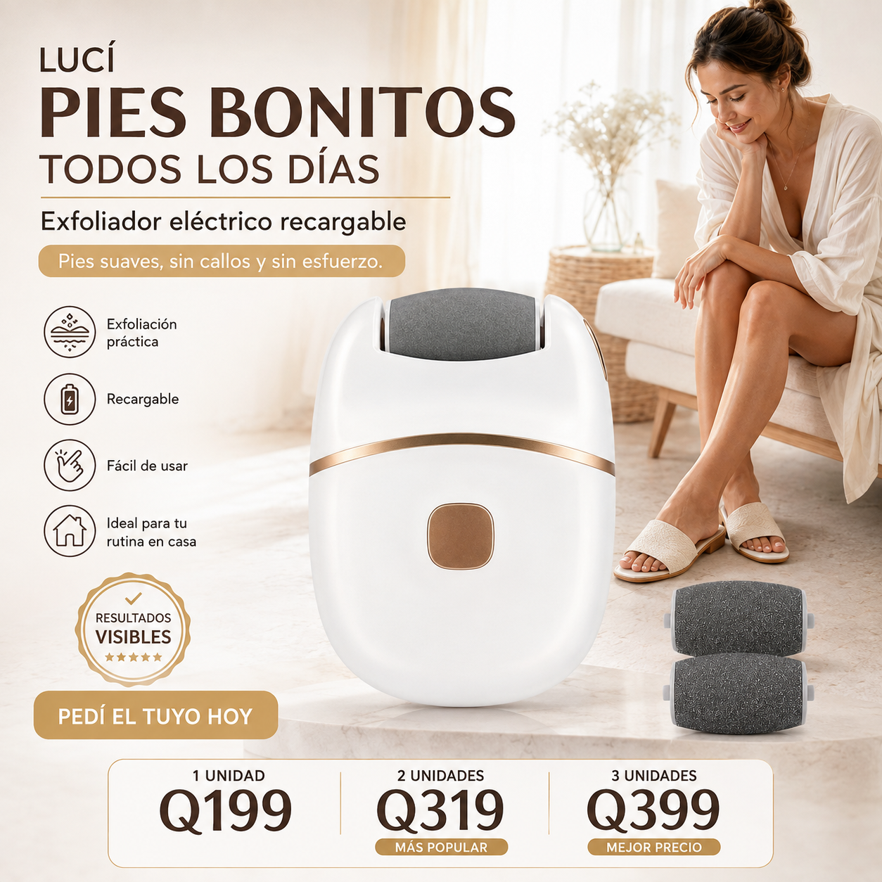 FOOTGLOW™ EXFOLIANTE RECARGABLE — TALONES MÁS SUAVES EN CASA ✨⚡ OFERTA ESPECIAL