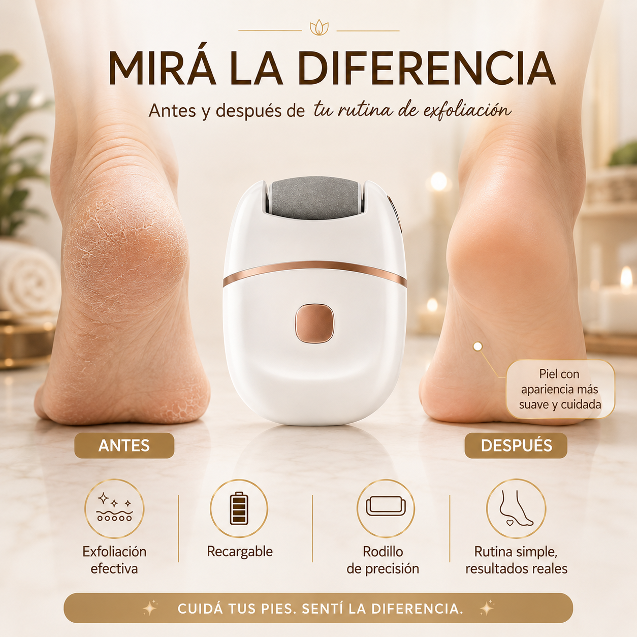 FOOTGLOW™ EXFOLIANTE RECARGABLE — TALONES MÁS SUAVES EN CASA ✨⚡ OFERTA ESPECIAL