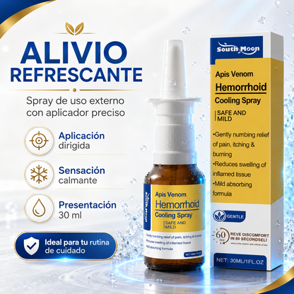 SPRAY PERIANAL HEMORRELIEF™ 30 ML – CONFORT FRESCO Y APLICACIÓN DISCRETA EN OFERTA ❄️🔥