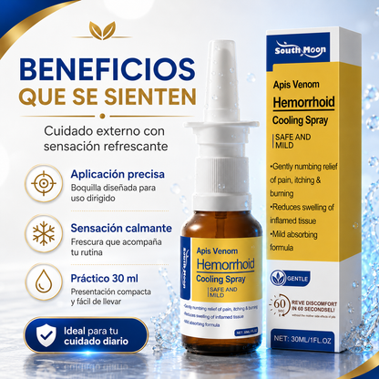 SPRAY PERIANAL HEMORRELIEF™ 30 ML – CONFORT FRESCO Y APLICACIÓN DISCRETA EN OFERTA ❄️🔥