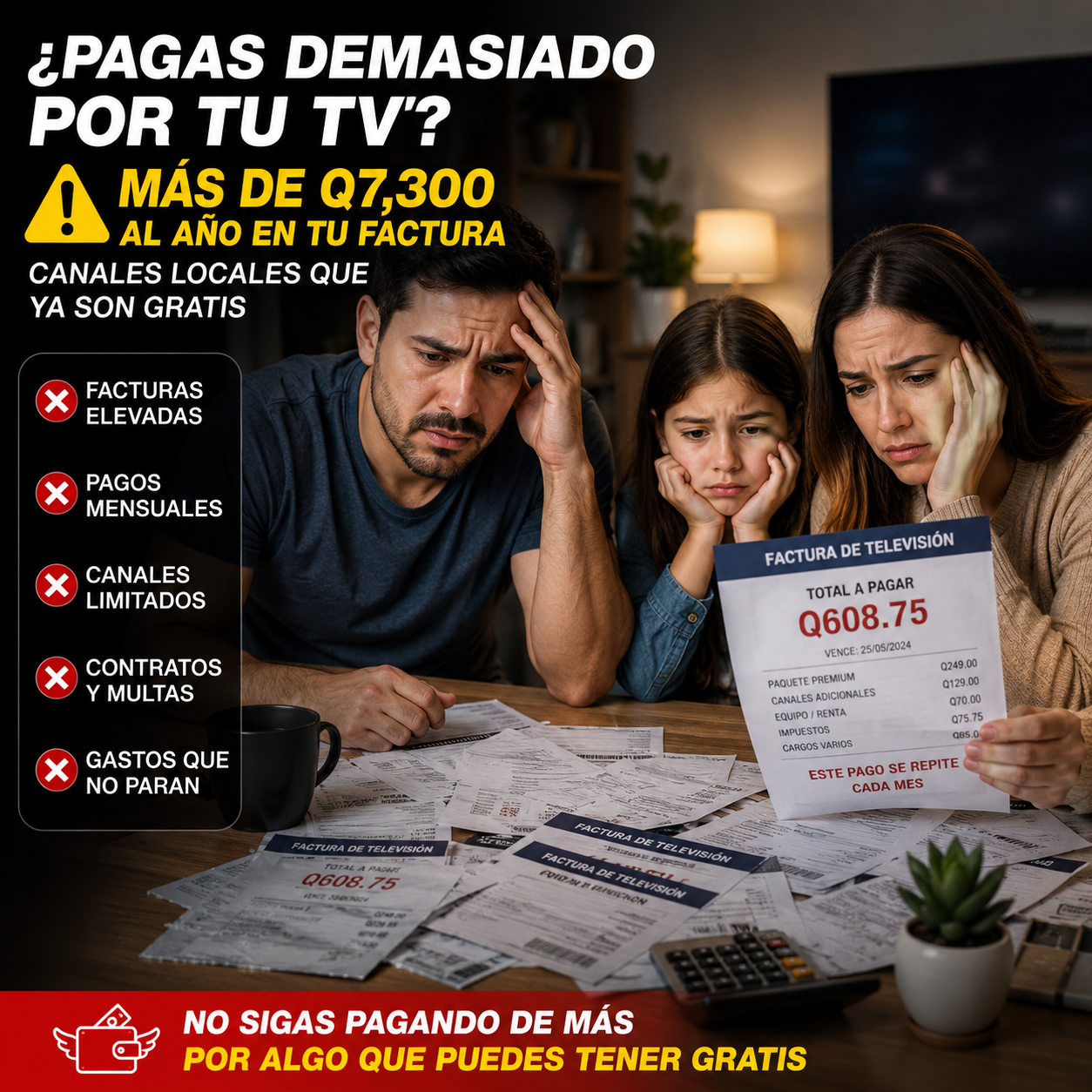 ANTENA INALÁMBRICA PARA SMART TV HD 📺⚡ CANALES GRATIS EN HD + AHORRA MILES AL AÑO 💸