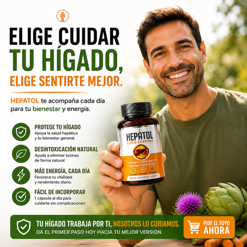 HEPATOL™ | Soporte Hepático Avanzado 🍃✨ Cuida Tu Hígado Todos los Días + Envío Gratis