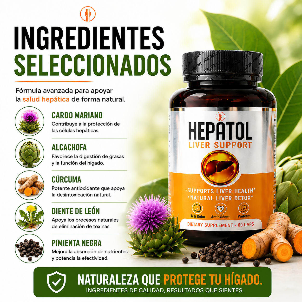 HEPATOL™ | Soporte Hepático Avanzado 🍃✨ Cuida Tu Hígado Todos los Días + Envío Gratis