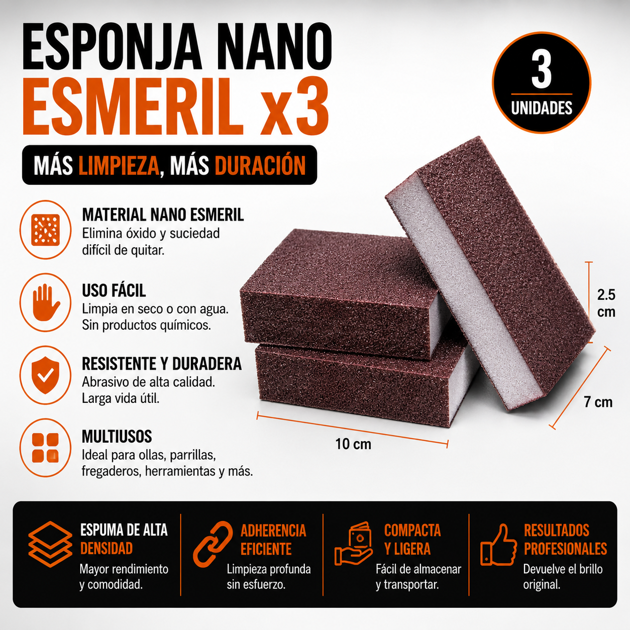 🔥 NanoRust Clean Pro™ x6| Elimina Óxido y Recupera tus Utensilios en Minutos ✨🧽
