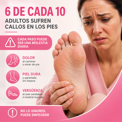 PEDISOFT™ Limador De Callos Recargable ⚡👣 Pies Suaves Sin Esfuerzo + Envío Gratis