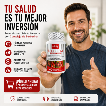 COMPLEJO DE BERBERINA GLUCOBALANCE™ 🍃⚡ CONTROL METABÓLICO Y BIENESTAR DIARIO – ENVÍO GRATIS