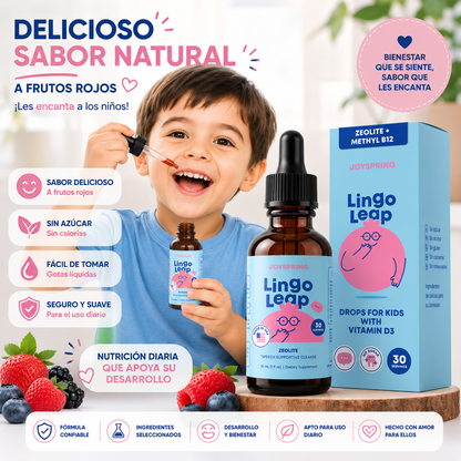 LINGO LEAP KIDS 30 DÍAS – APOYO NUTRICIONAL DIARIO PARA NIÑOS 🧠✨