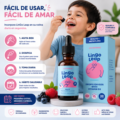 LINGO LEAP KIDS 30 DÍAS – APOYO NUTRICIONAL DIARIO PARA NIÑOS 🧠✨