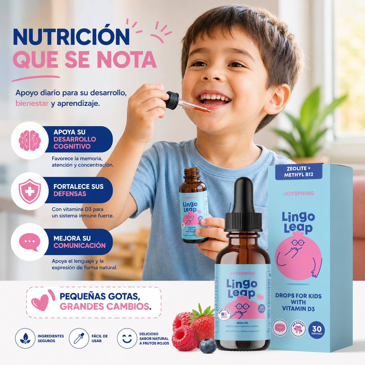 LINGO LEAP KIDS 30 DÍAS – APOYO NUTRICIONAL DIARIO PARA NIÑOS 🧠✨