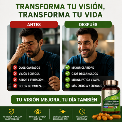 VISION ZOOONE X60 CÁPSULAS - APOYO VISUAL 👁️⚡ ENVÍO GRATIS