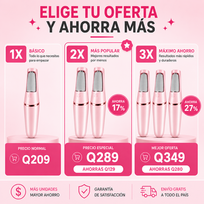 PEDISOFT™ Limador De Callos Recargable ⚡👣 Pies Suaves Sin Esfuerzo + Envío Gratis