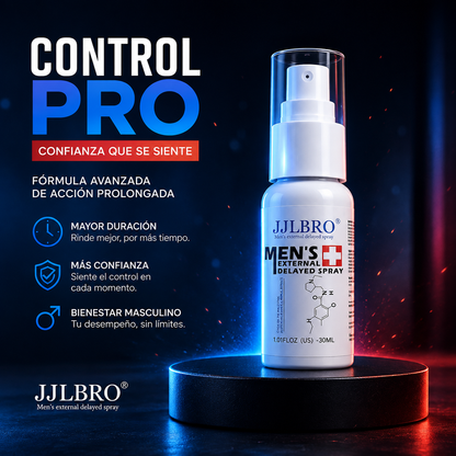 JJLBRO CONTROL PRO SPRAY 30 ML – MÁS CONTROL Y ENCUENTROS MÁS DURADEROS 🔥⏱️ PRECIO ESPECIAL