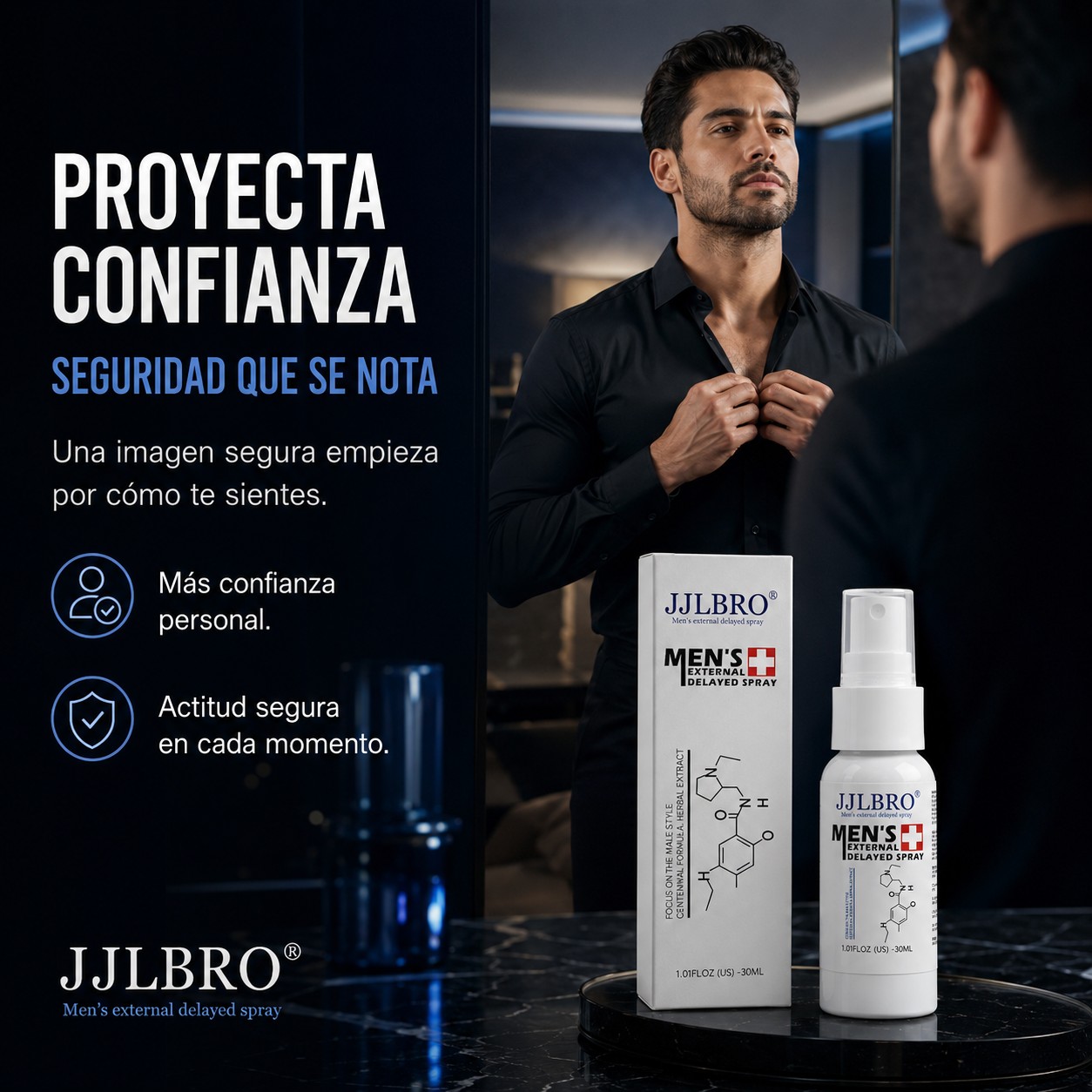 JJLBRO CONTROL PRO SPRAY 30 ML – MÁS CONTROL Y ENCUENTROS MÁS DURADEROS 🔥⏱️ PRECIO ESPECIAL