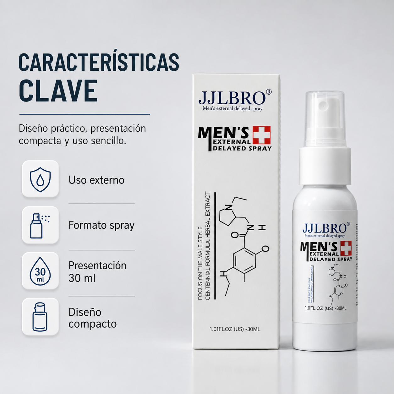 JJLBRO CONTROL PRO SPRAY 30 ML – MÁS CONTROL Y ENCUENTROS MÁS DURADEROS 🔥⏱️ PRECIO ESPECIAL