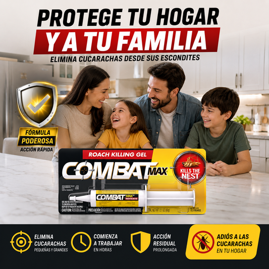 GEL MATA CUCARACHAS EN JERINGA - USO INTERIOR/EXTERIOR 🪳⚡ ENVÍO GRATIS