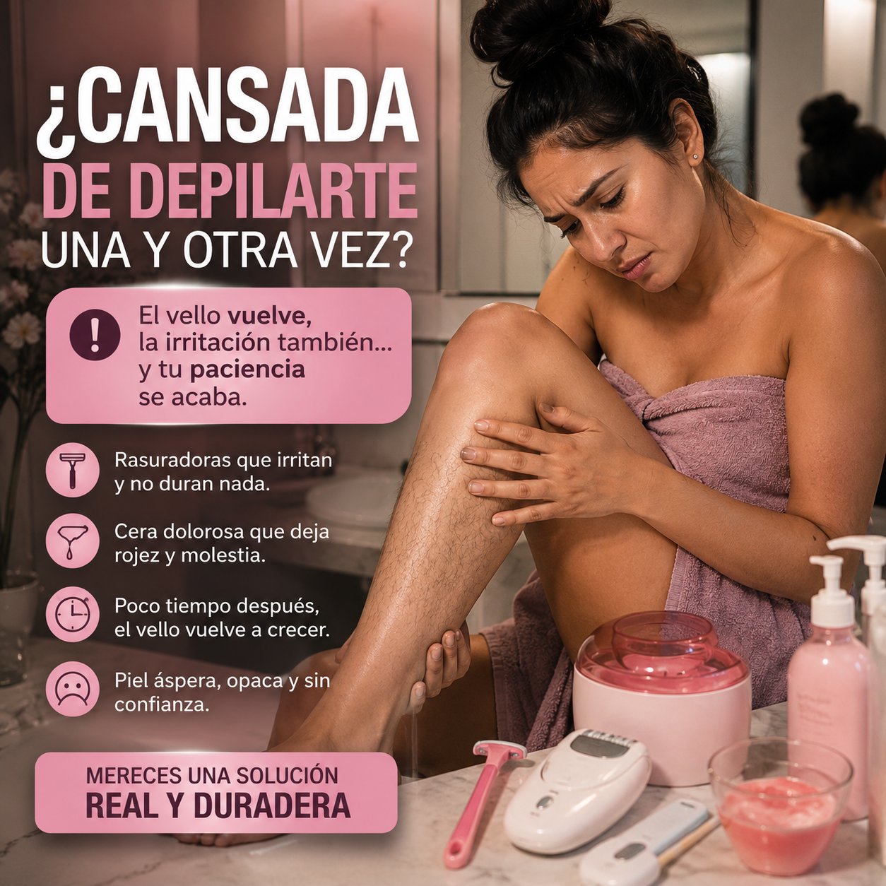 Cyperus Rotundus Oil™ 🌸✨ Depilación Natural, Piel Suave y Sin Irritación | OFERTA ESPECIAL HOY