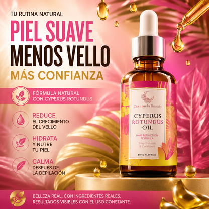 Cyperus Rotundus Oil™ 🌸✨ Depilación Natural, Piel Suave y Sin Irritación | OFERTA ESPECIAL HOY