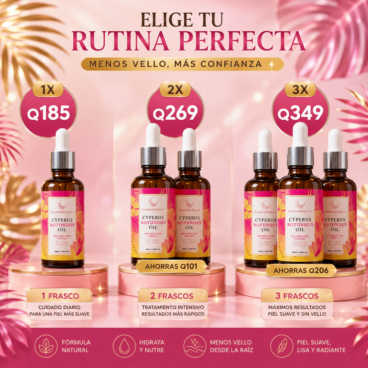 Cyperus Rotundus Oil™ 🌸✨ Depilación Natural, Piel Suave y Sin Irritación | OFERTA ESPECIAL HOY