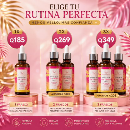 Cyperus Rotundus Oil™ 🌸✨ Depilación Natural, Piel Suave y Sin Irritación | OFERTA ESPECIAL HOY
