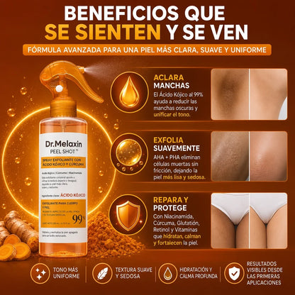 DR. MELAXIN PEEL SHOT 200 ML – PIEL MÁS SUAVE, UNIFORME Y RADIANTE ✨🔥