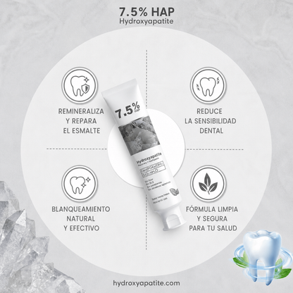 HYDROREPAIR 7.5% – PASTA DENTAL PARA SENSIBILIDAD, ESMALTE Y SONRISA MÁS BLANCA 🦷✨