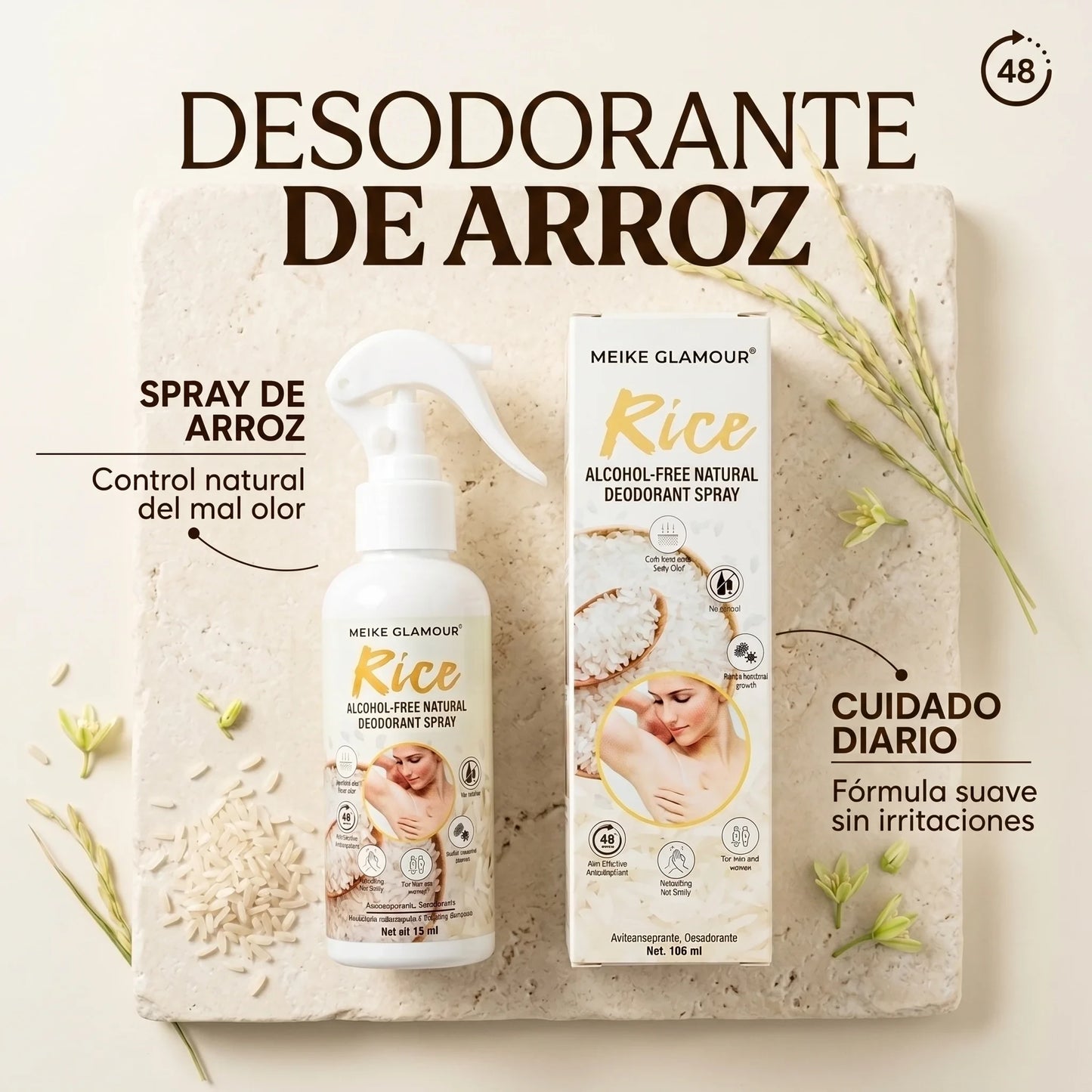 Desodorante De Arroz