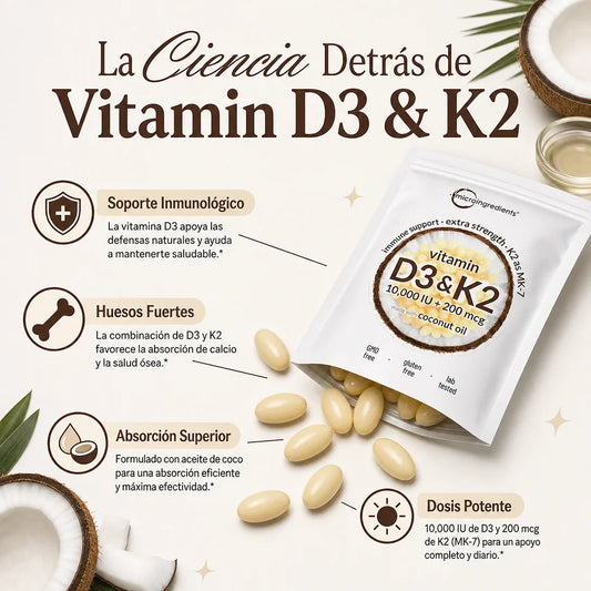 Vitamina D3 y K2