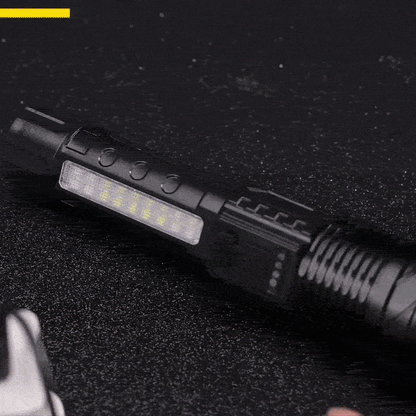 LINTERNA MULTIFUNCIONAL RECARGABLE ⚡🔦 | ILUMINA, CARGA Y PROTÉGETE EN CUALQUIER APAGÓN 🚨