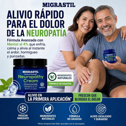 Neuropathy Cream™ | Crema Refrescante para el Cuidado de Pies, Piernas y Articulaciones 🦶✨ ¡Envío Gratis!