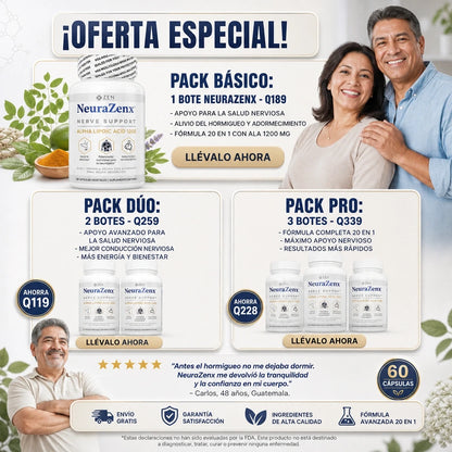 NeuraZenX™ | Soporte Nervioso Premium ⚡🧠 ¡Recupera tu Bienestar con Envío Gratis!
