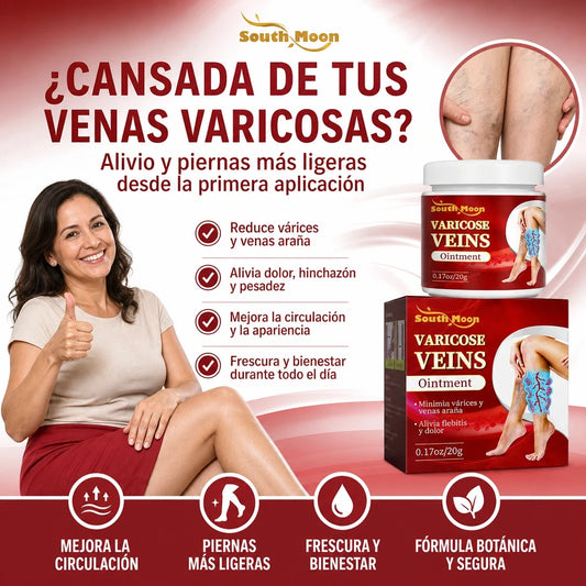 VENA RELIEF™ CREMA PARA VÁRICES – PIERNAS MÁS LIGERAS Y CUIDADAS | ENVÍO GRATIS 🦵✨