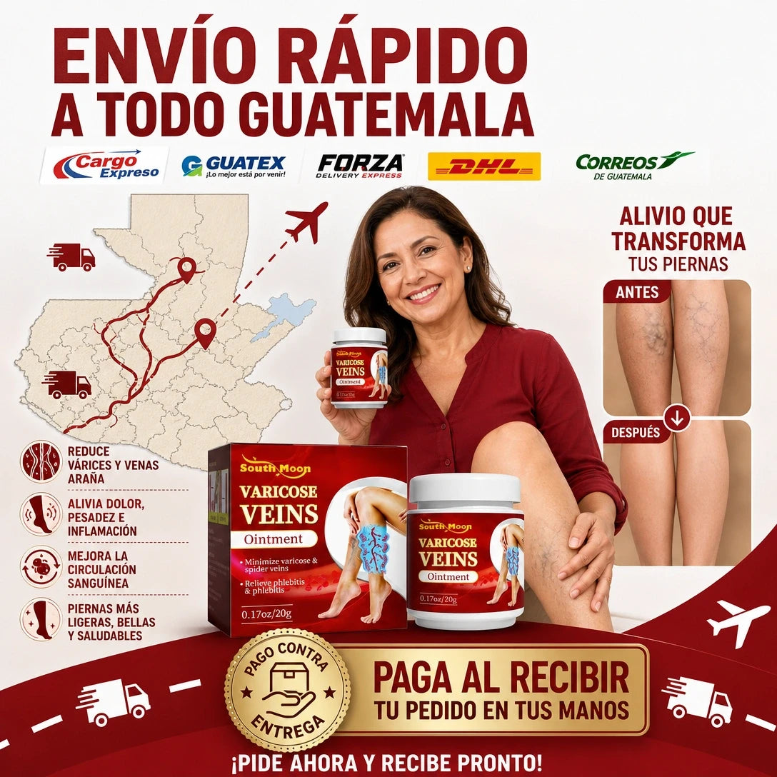 VENA RELIEF™ CREMA PARA VÁRICES – PIERNAS MÁS LIGERAS Y CUIDADAS | ENVÍO GRATIS 🦵✨
