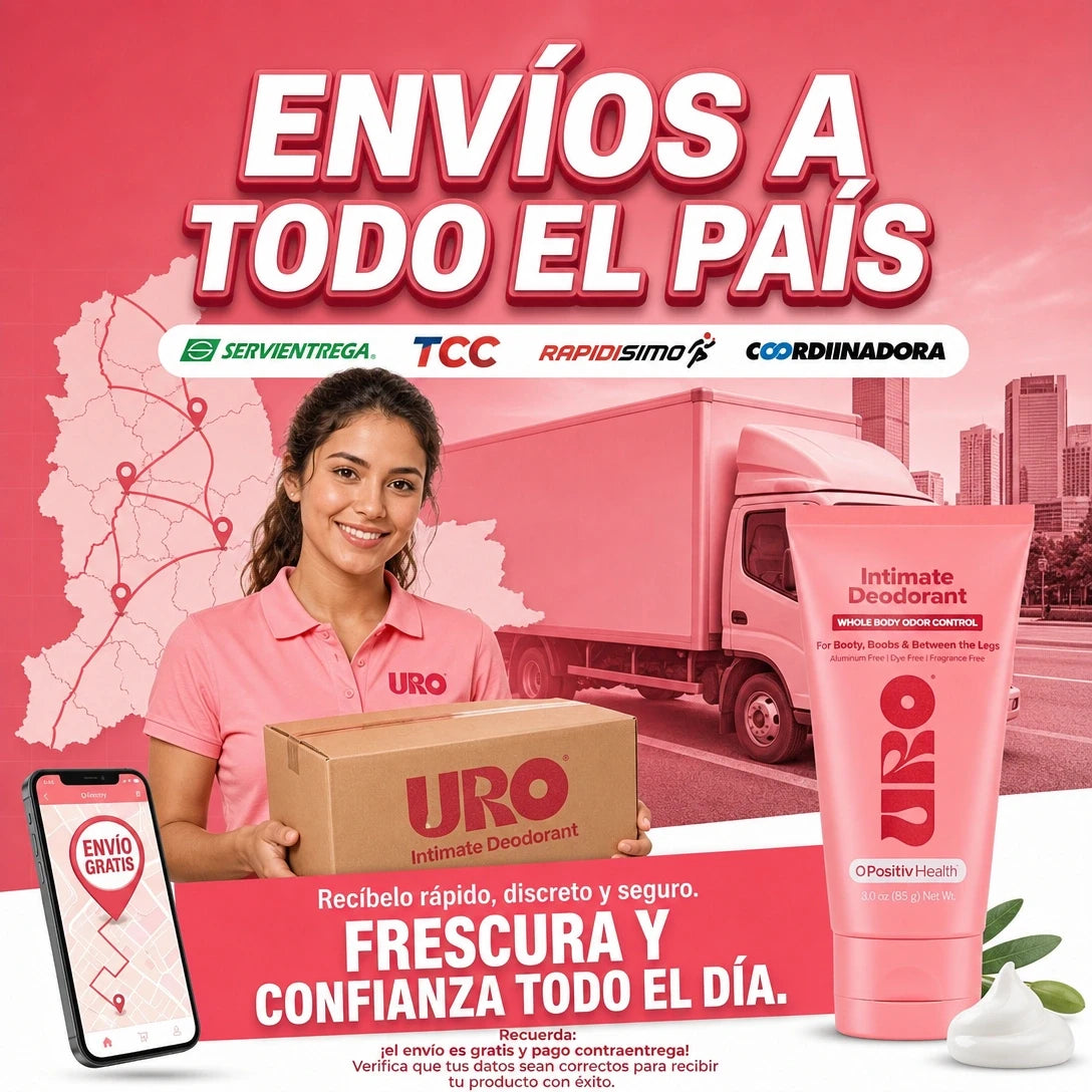 URO® Crema Desodorante Íntima para Todo el Cuerpo | Frescura Total 24/7 ✨🚚 ENVÍO GRATIS